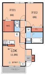 Garden House A棟の物件間取画像